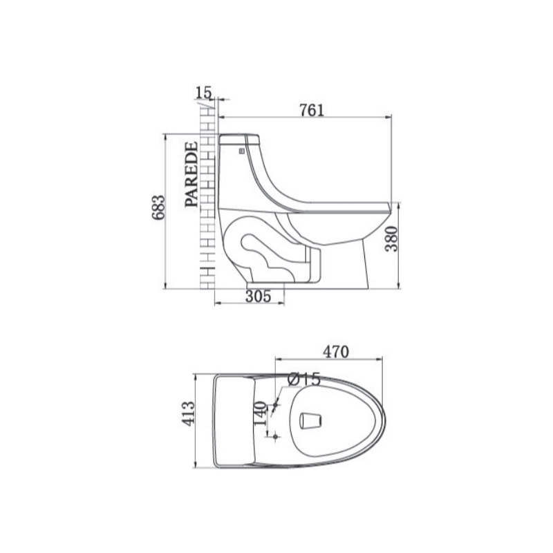 050# One-piece Toilet