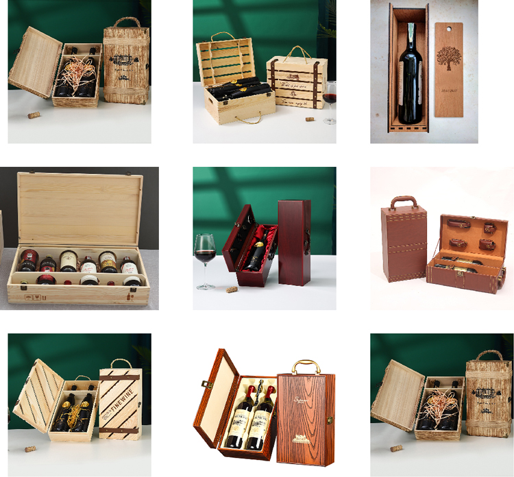 Customize Wine Wooden Case Wholesale