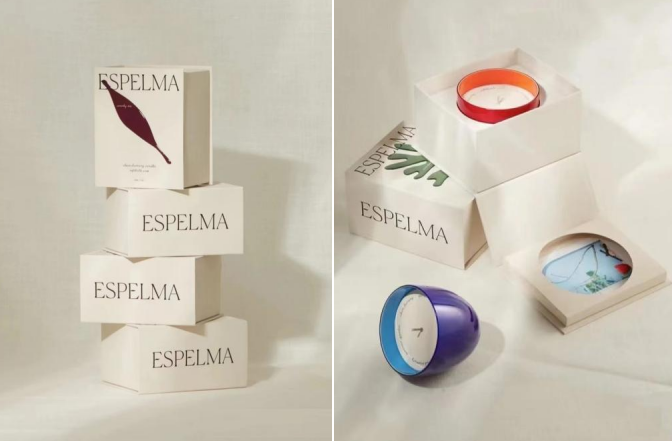 Espelma Candle Packaging