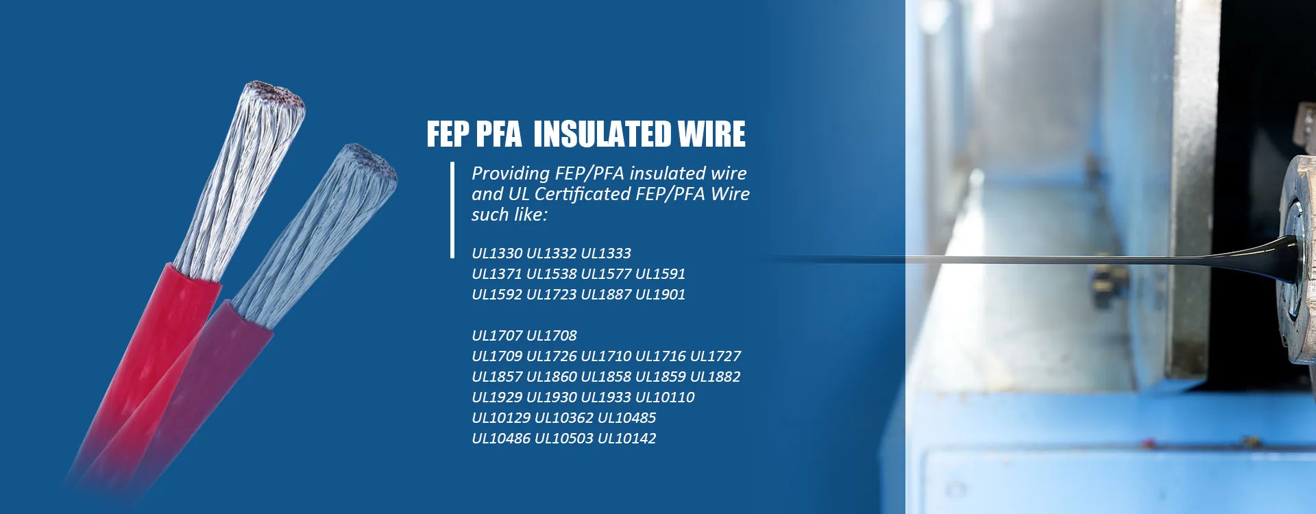 PFA insulated wire