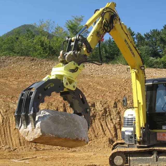 Excavator Log Grapple