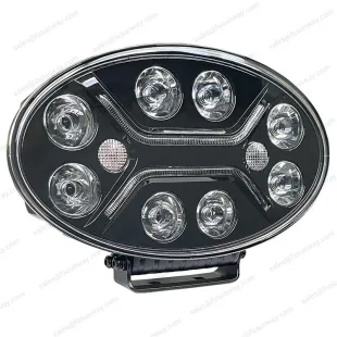 9-Zoll-Oval-LED-Fahrlicht mit Positionslicht und Blinklicht