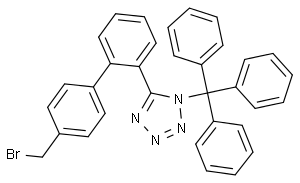 5-(4'-Bromomethyl-1,1'-biphenyl-2-yl)-1-triphenylmethyl-1H-tetrazole 124750-51-2