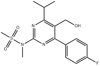 4-(4-Fluorophenyl)-6-isopropyl-2-[(N-methyl-N-methanesulfonylamino)amino]pyrimidine-5-methanol 147118-36-3