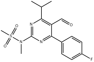 4-(4-Fluorophenyl)-6-isopropyl-2-[(N-methyl-N-methylsulfonylamino)amino]pyrimidine-5-carbaldehyde 147118-37-4