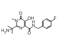 2-(1-Amino-1-methylethyl)-N-[(4-fluorophenyl)methyl]-5-hydroxy-1-methyl-6-oxo-1,6-dihydropyrimidine-4-carboxamide  518048-03-8