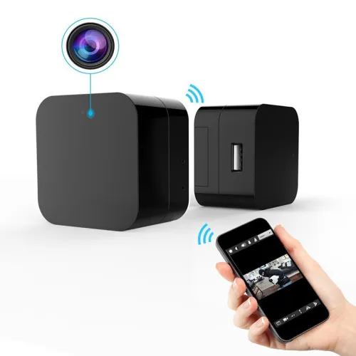 Hidden camera wall charger HC02