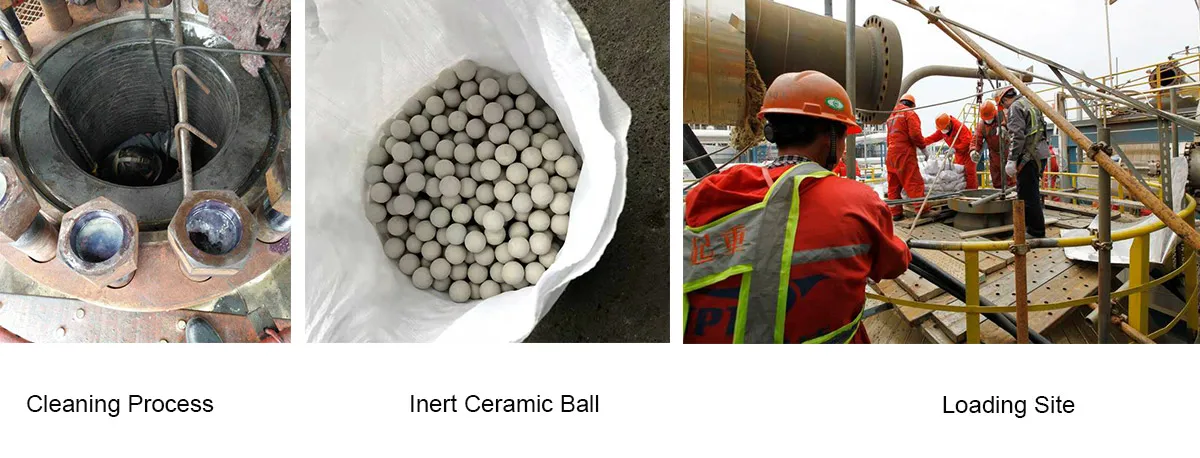 Inert Ceramic Ball Loading