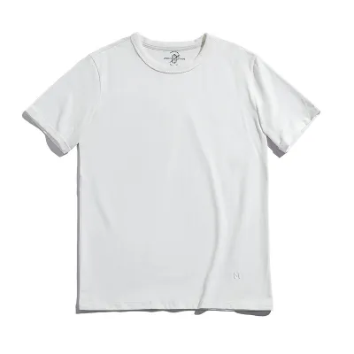 Camiseta de manga corta multicolor de punto de algodón 100% color Camiseta de hombre