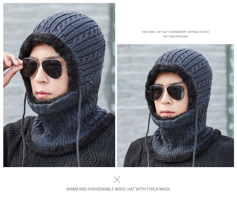 Winter warm wool hat