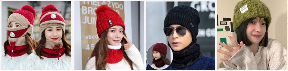 Winter warm wool hat