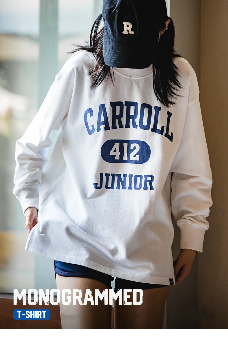 Cotton long sleeve T-shirt