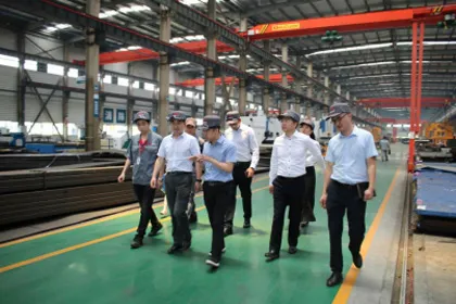 Chairman, Executive Director and other Leaders of CRRC Urban Transportation take a visit to Jiangxizhongchengtongda for investigation