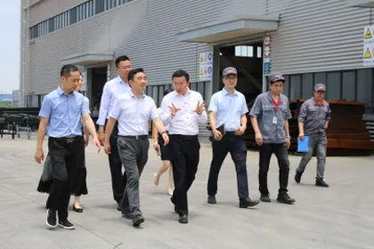 Chairman, Executive Director and other Leaders of CRRC Urban Transportation take a visit to Jiangxizhongchengtongda for investigation