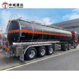 3 Axles Flammable Liquid Tanker Seim-trailer
