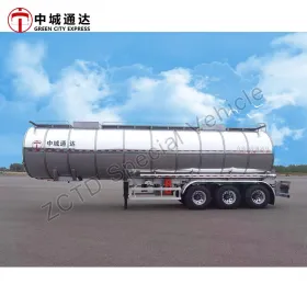 3 Axles Ordinary Liquid Tank Semi-trailer