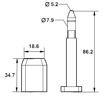 Customized Logo High Security Bolt Seal