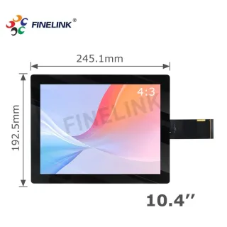 10.4 Inch Open Frame Pcap Glass Capacit Touch Panel