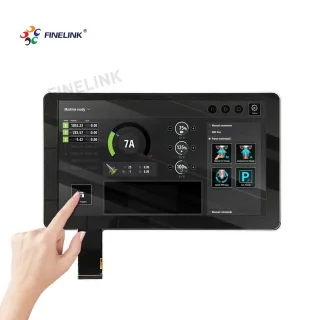 13.3-inch anti-glare capacitive touchscreen applied to EV  charging station.