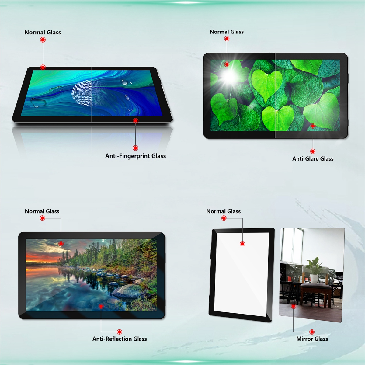 12.1 Inch Waterproof Hmi G+G Wide Screen Usb Touch Panel