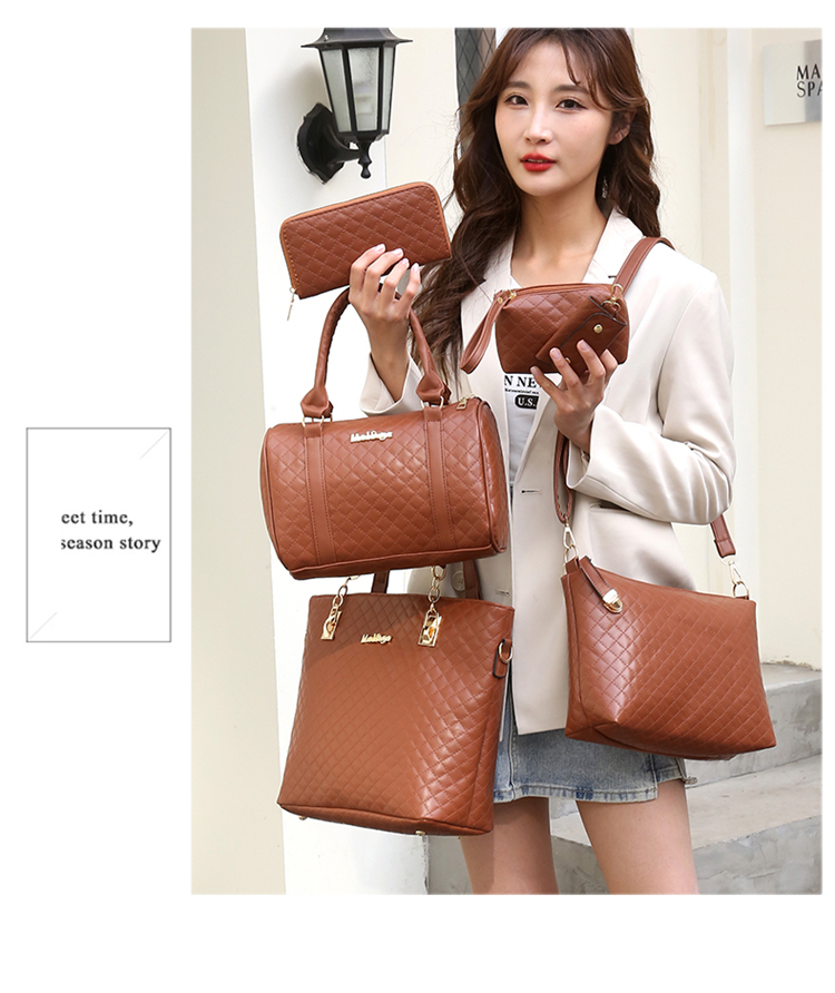 XSJ730 Fashion Ladies Hand Designer Bags Cheap Price Lady Handbag Women Bag sets PU Handbags 4 Pcs in 1 Set