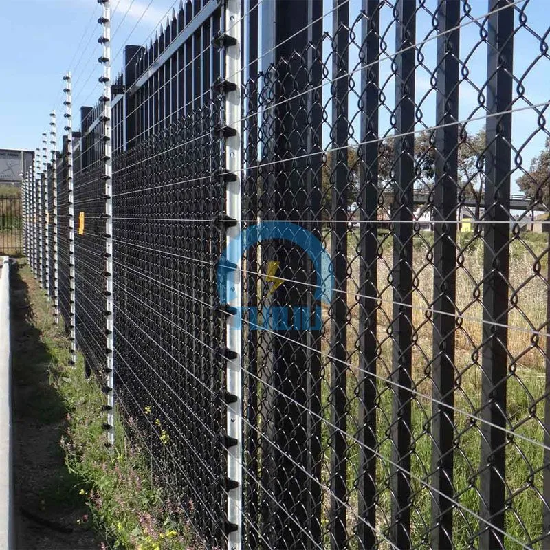 Electric fence for industrial site