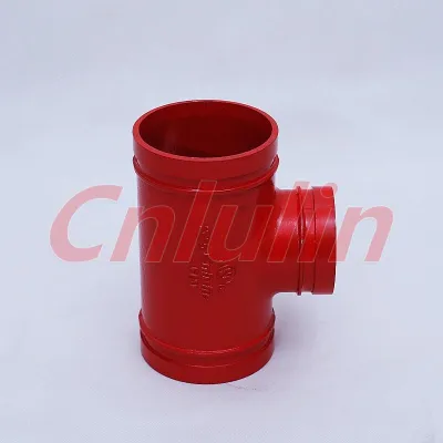 Lulin Ductile Cast Reducing Tee Grooved