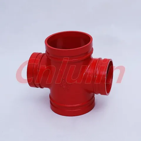 Lulin Ductile Cast Grooved Reducing Cross