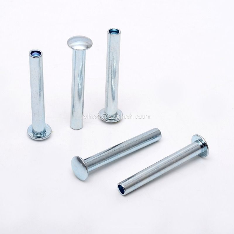 semi tubular rivets, tubular rivets, hollow tubular rivets