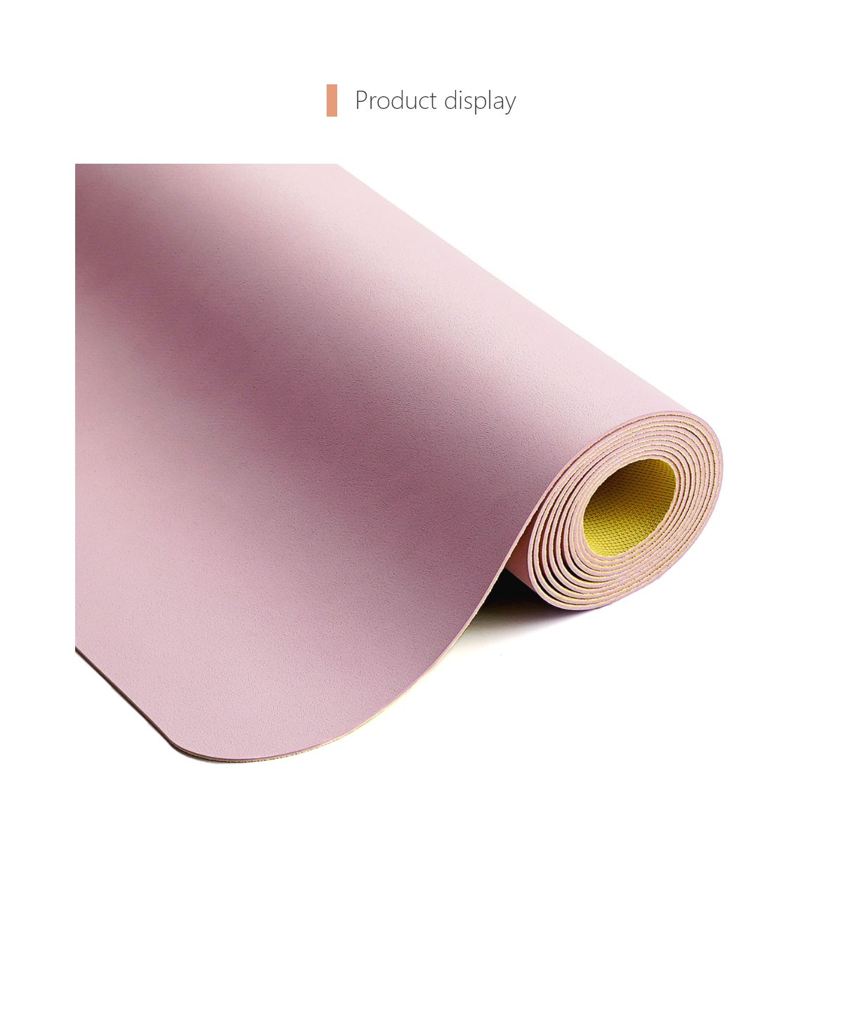 Wholesale Frosted PU Rubber Foldable Yoga Mat