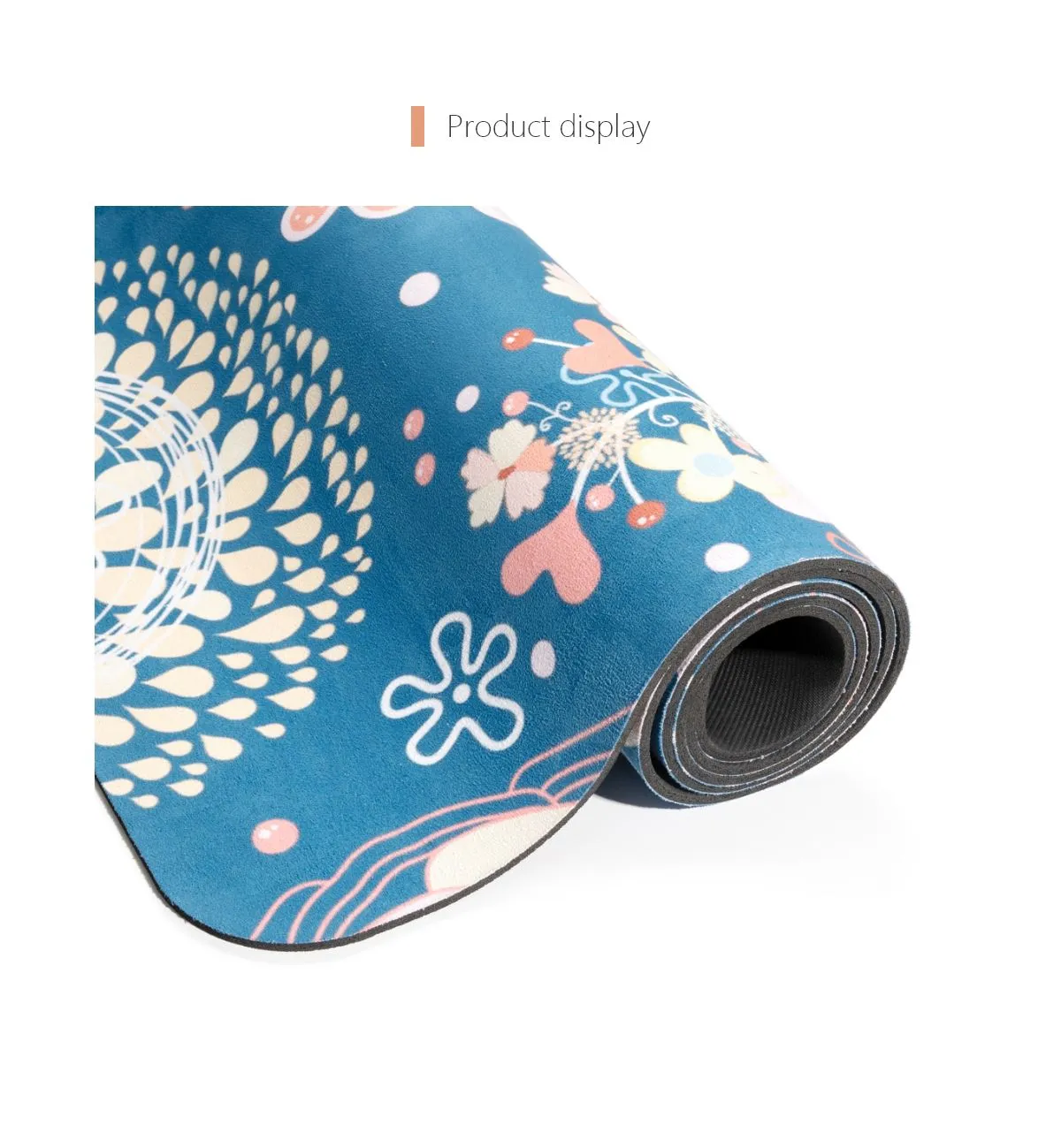OEM Digital Printed Suede Rubber Yoga Mat