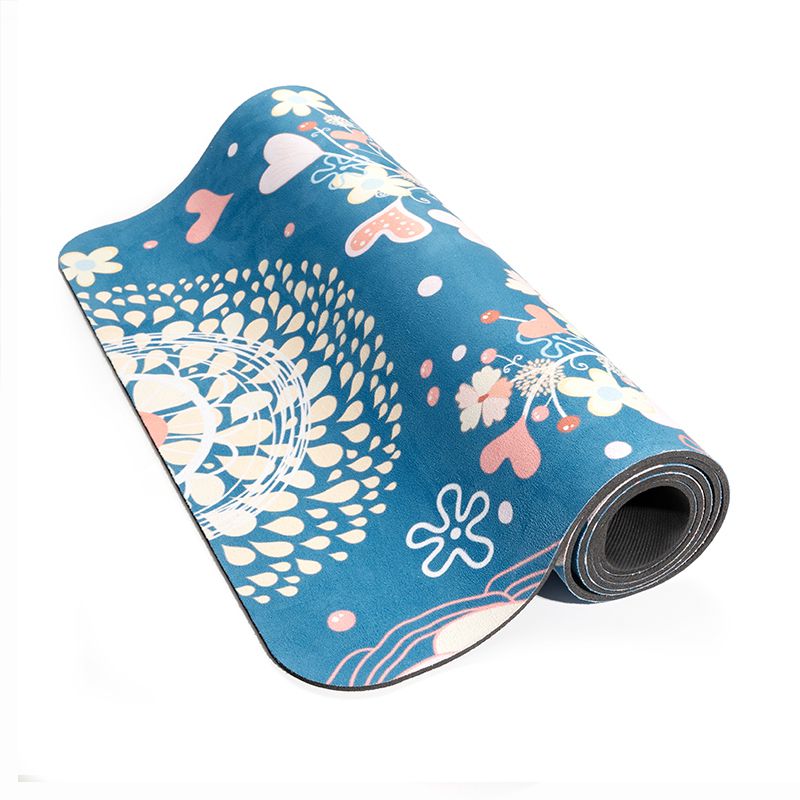 Wholesale Printed Suede Rubber Yoga Mat