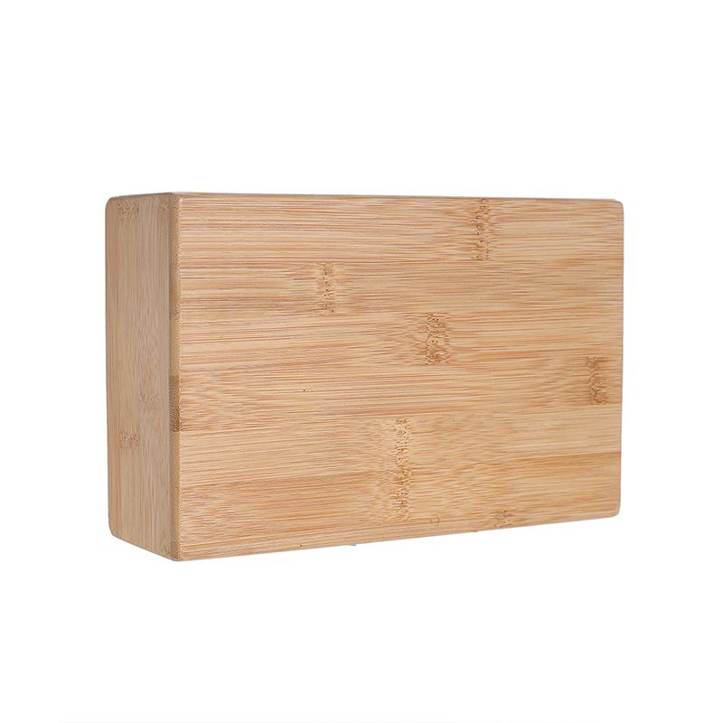 Wholesale Natural Bamboo Yoga Block with Hollow Core