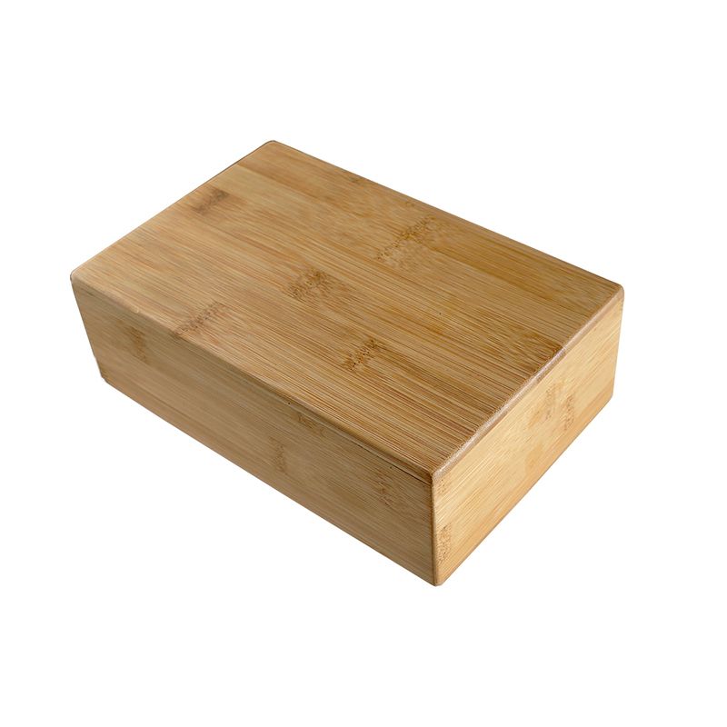 Wholesale Natural Bamboo Yoga Block with Hollow Core