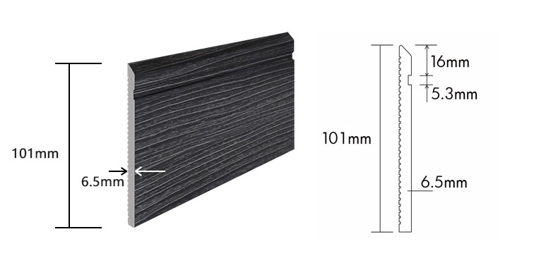 S100-A, Soft PVC Wall Skirting Board