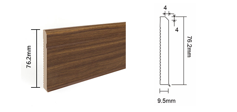 S76-E, PVC Wall Skirting