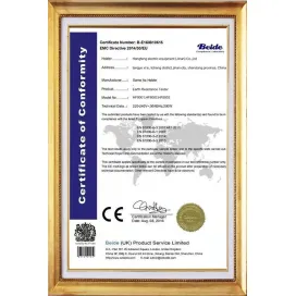 CE Certificate for Ground Resistance Tester