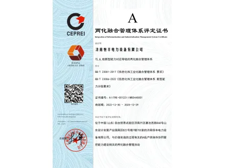 Hengfeng Awarded the IIIMS-A Certificate