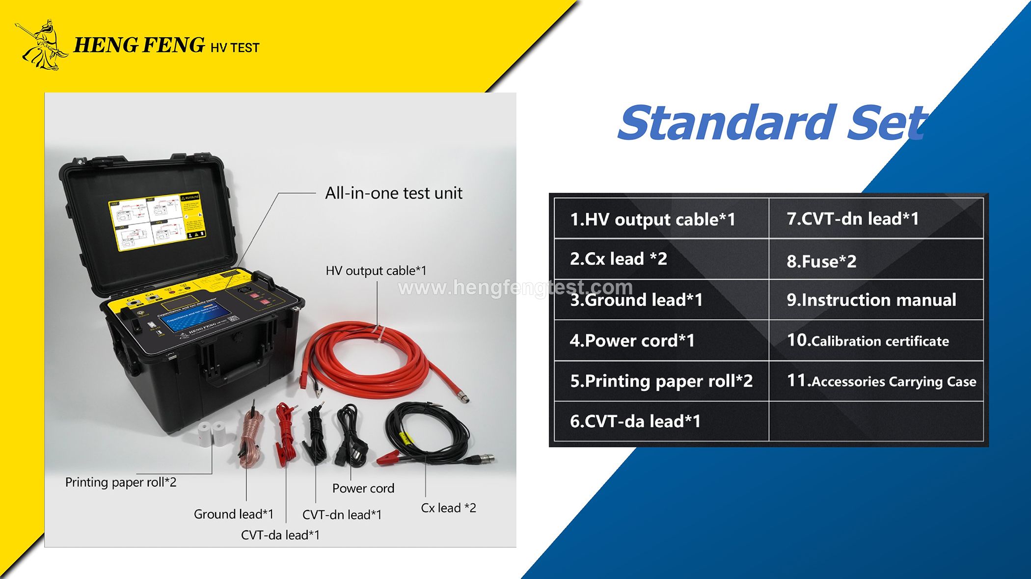 12kV Transformer Capacitance And Tan Delta Test Set