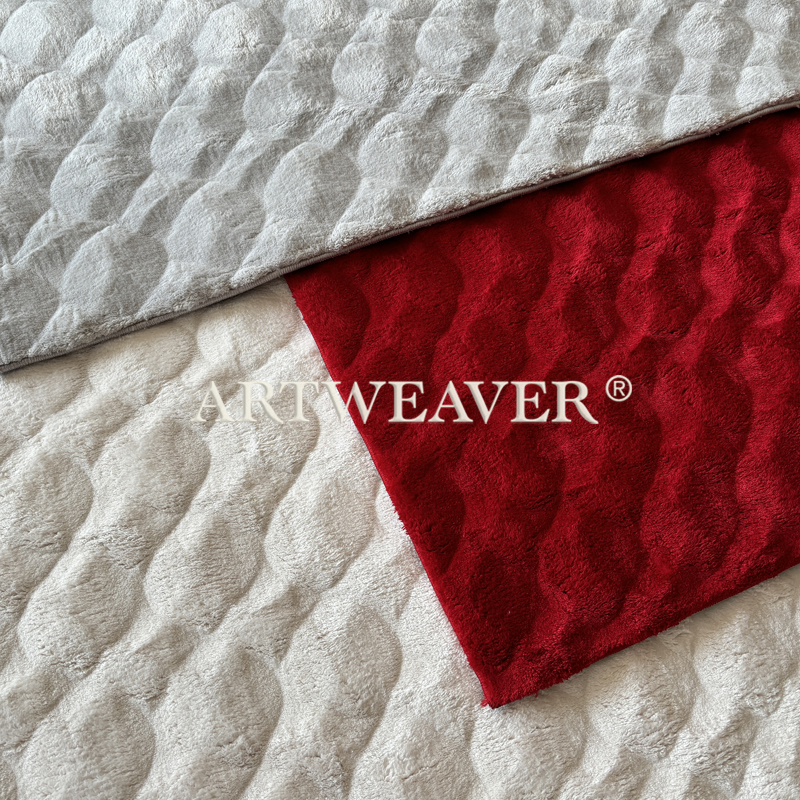 Chinese rug, Chinese carpet, faux fur, printed rug, recycled polyester rug