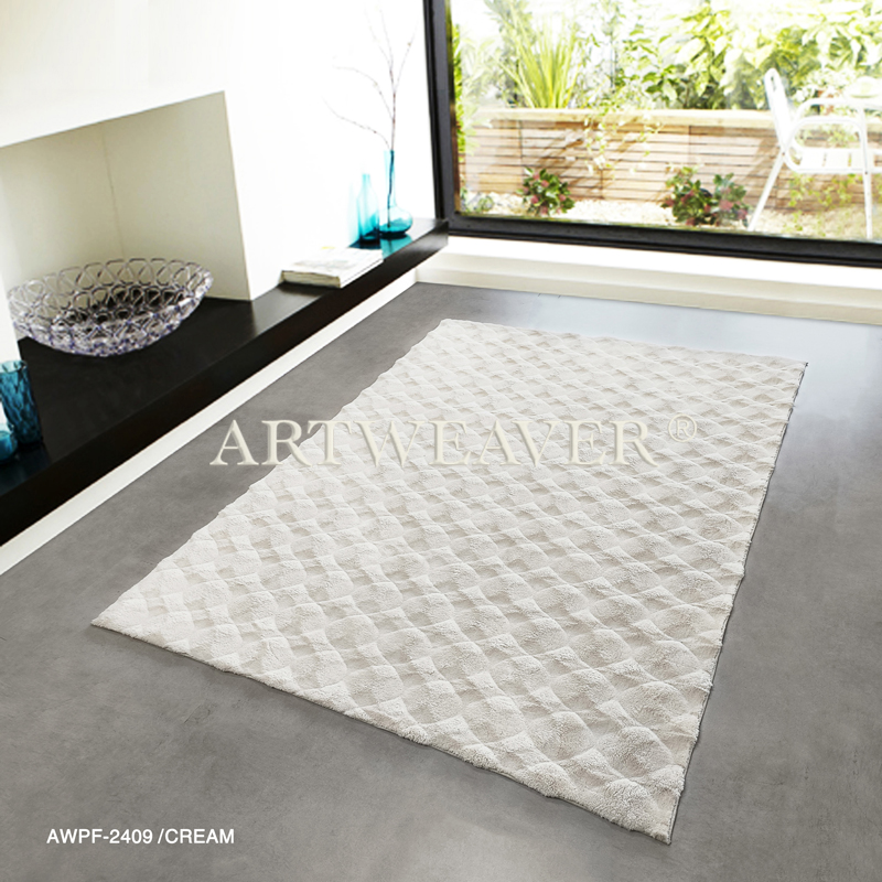 Cosy texture microfiber rug