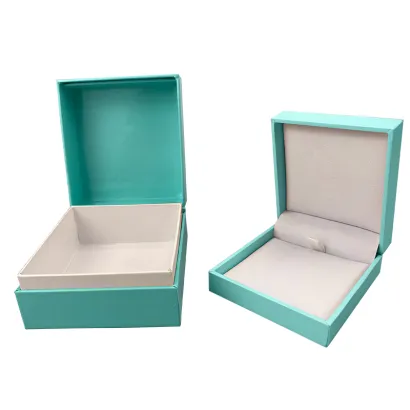 Leather 2Pcs Packer Jewelry Box