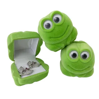 YUNFAI Small Frog Animal Velvet Boxes