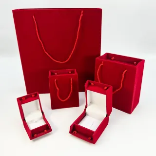 YUNFAI Red Handbag shape Jewelry Box