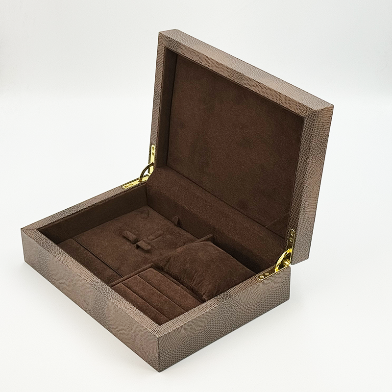 Leather Jewelry Box Organizer