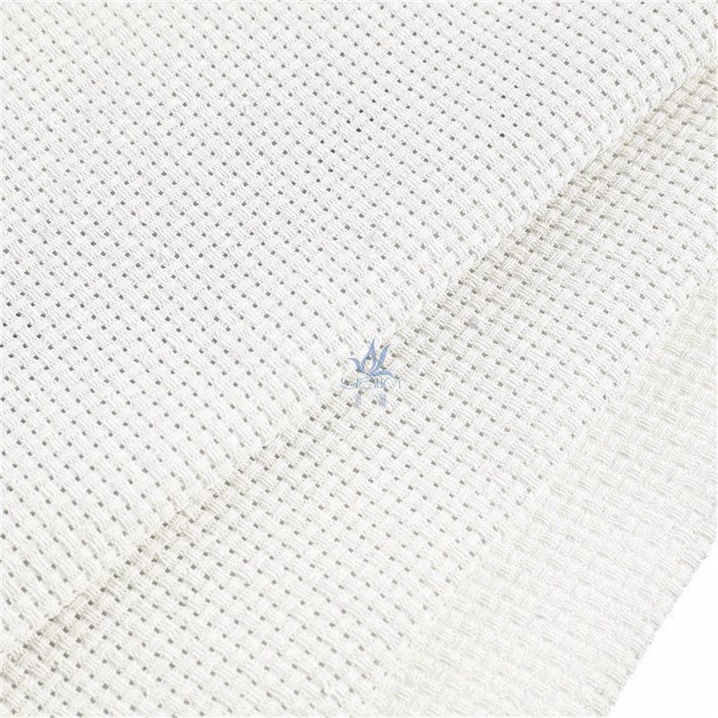 100% Cotton Embroidered Cloth 11CT aida White