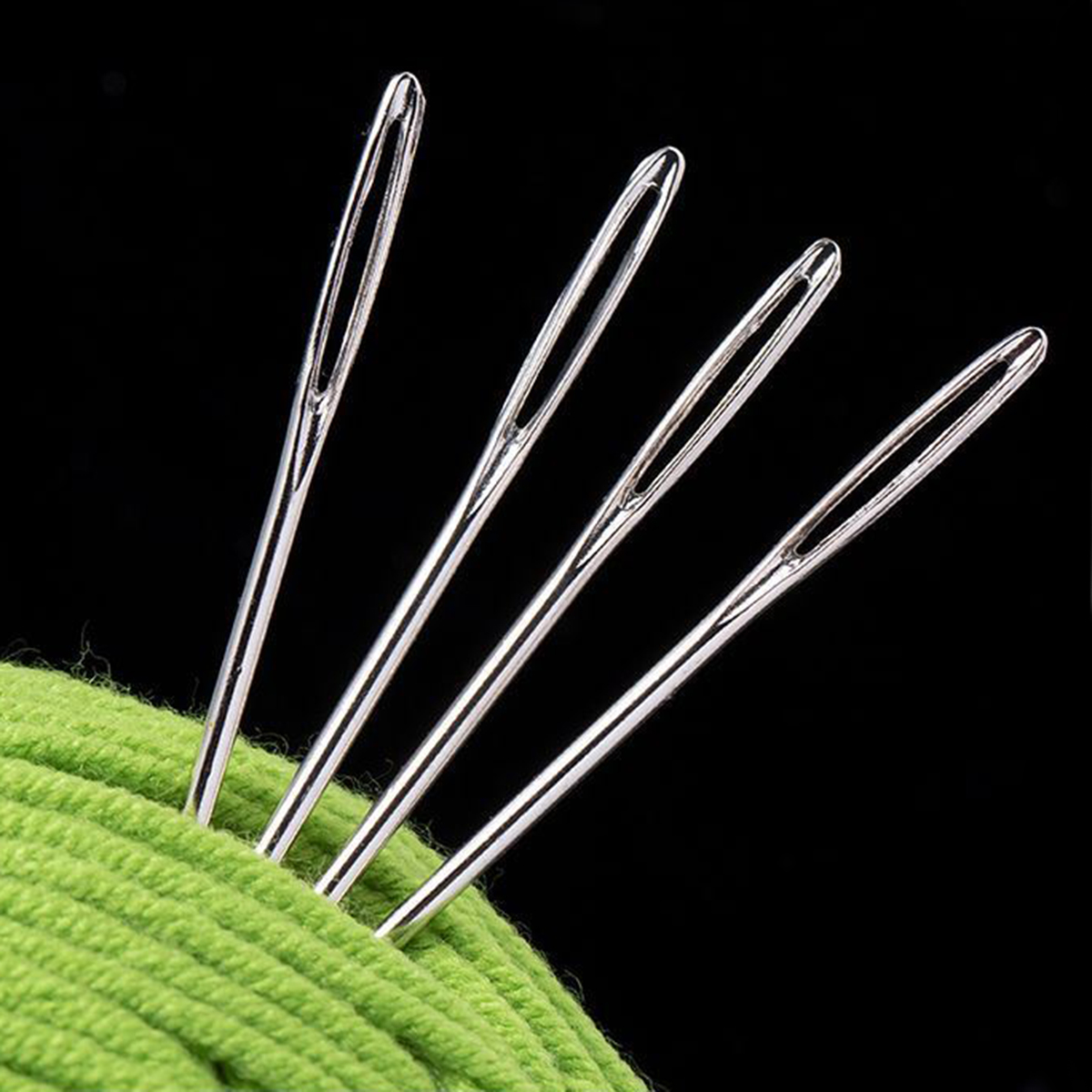 Sliver Large Eye Hand Blunt Needle（5.3cm 6cm 7cm）