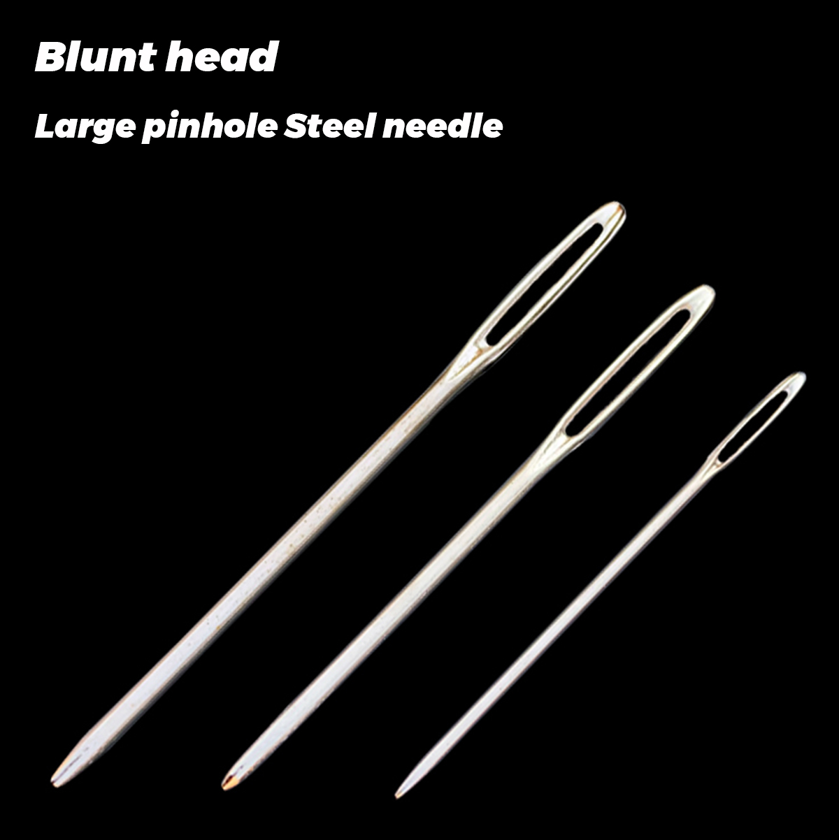 Sliver Large Eye Hand Blunt Needle（5.3cm 6cm 7cm）