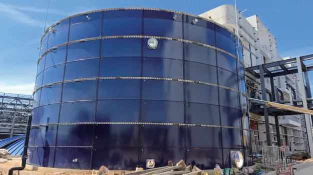Réservoir boulonné en acier époxy