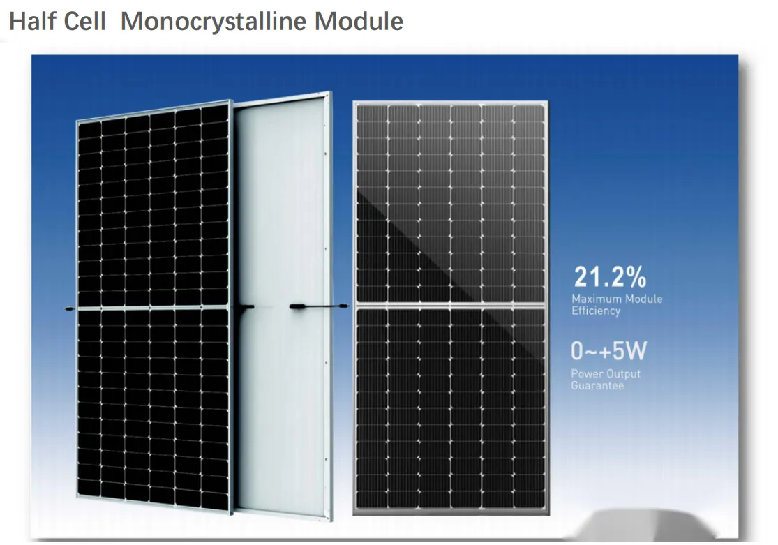 Solar Panel-Half Cell Monocrystalline Module